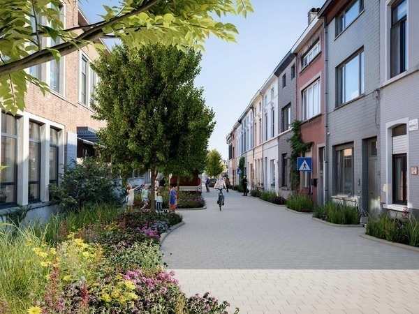 Toekomstbeeld van de Edward Blaes Straat in Ledeberg
